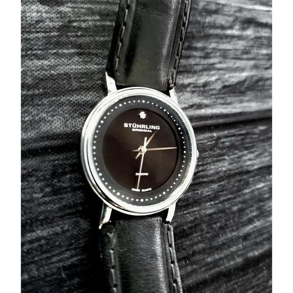 Stuhrling Womens 29mm Symphony Diamond Watch For‎ Repair - Picture 4 of 8